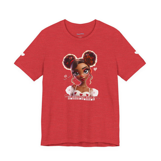 Heartbreaker 3 | Graphic Tee - Cute Afro Puff Girl