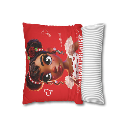 Heartbreaker Girl | Apple - Pillowcase, square (multiple sizes)