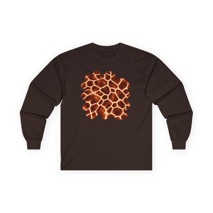 Giraffe | Giraffe Hide Abstract Long Sleeve Tee, multiple colors