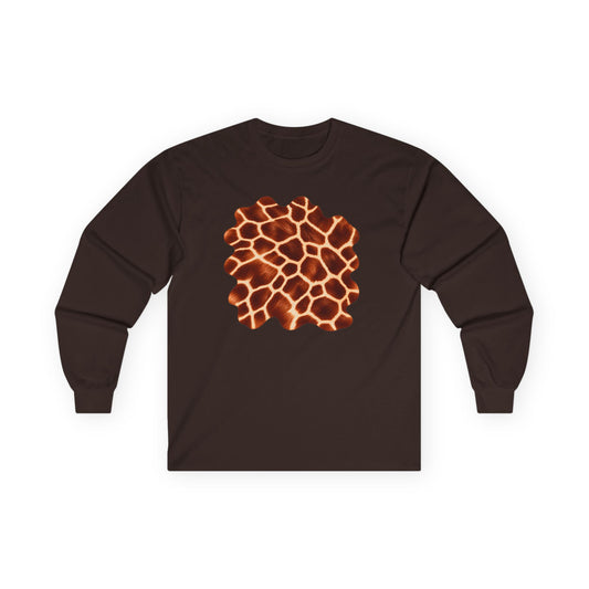 Giraffe | Giraffe Hide Abstract Long Sleeve Tee, multiple colors