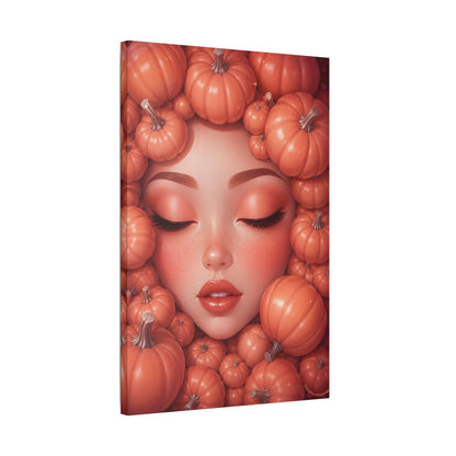 Harvest Muse4 | Harvest Glow, Stretched Satin Canvas Wall Art