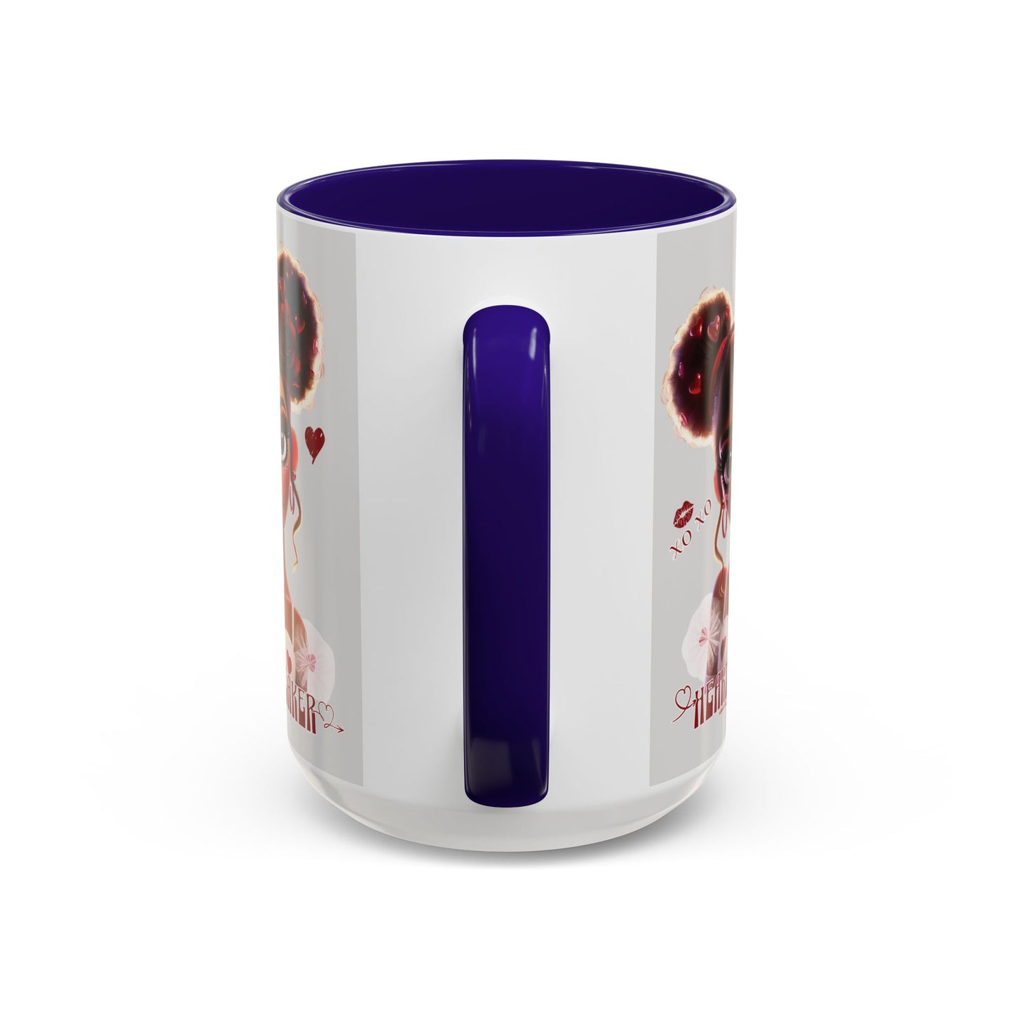Heartbreaker 3| Ice - Coffee Mug, two-tone, 15 oz (multiple handle colors)