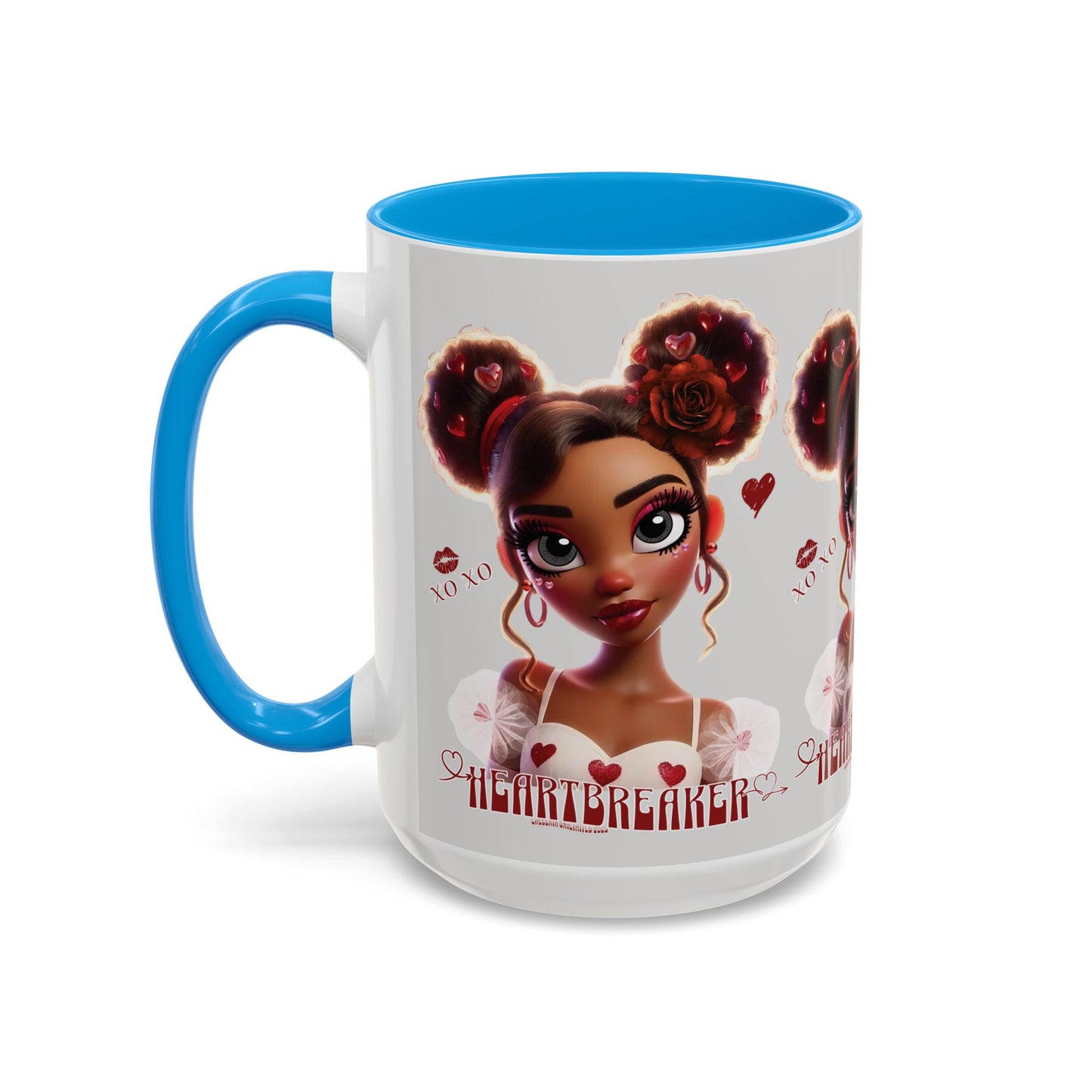 Heartbreaker 3| Ice - Coffee Mug, two-tone, 15 oz (multiple handle colors)