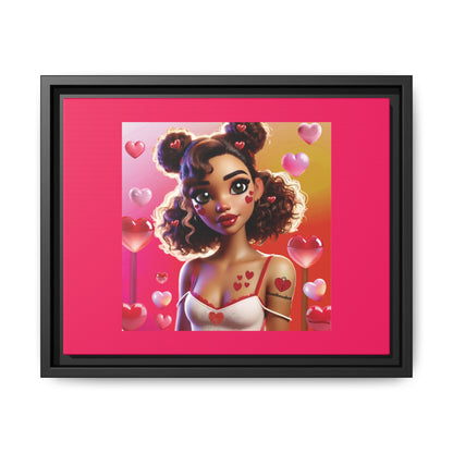 Heartbreaker 2 | Watermelon - Canvas Print, framed matte (multiple sizes/multiple frame colors)