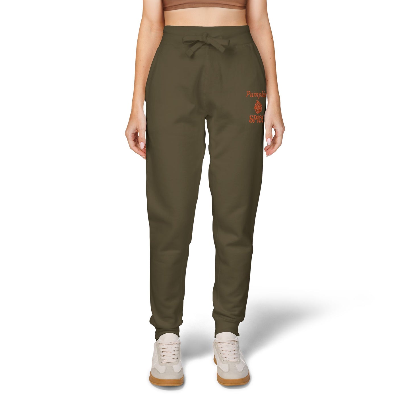 Harvest Haze | "Pumpkin Spice" Embroidered Sweatpants