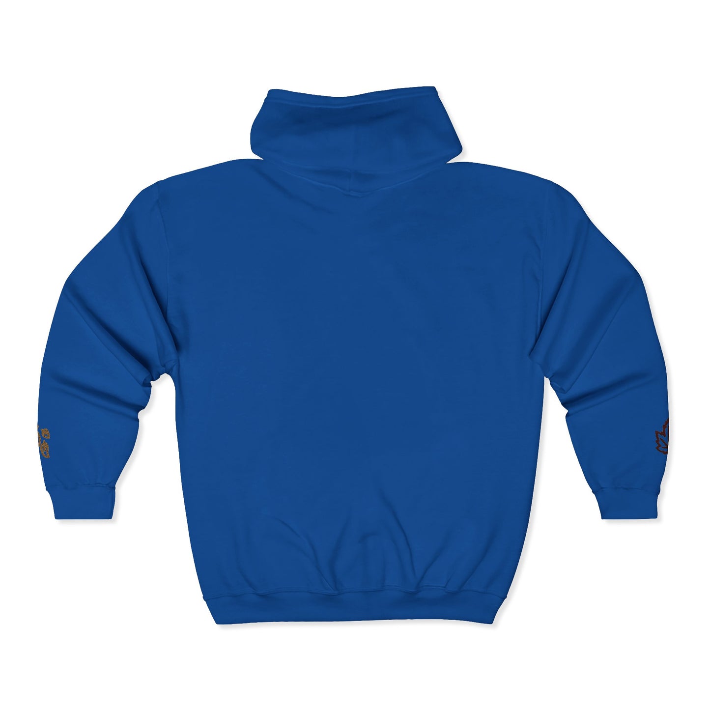 Harvest Haze | 'Cozy Season' Zip Hoodie — Autumn Coffee & Leaves Full-Zip Sweatshirt