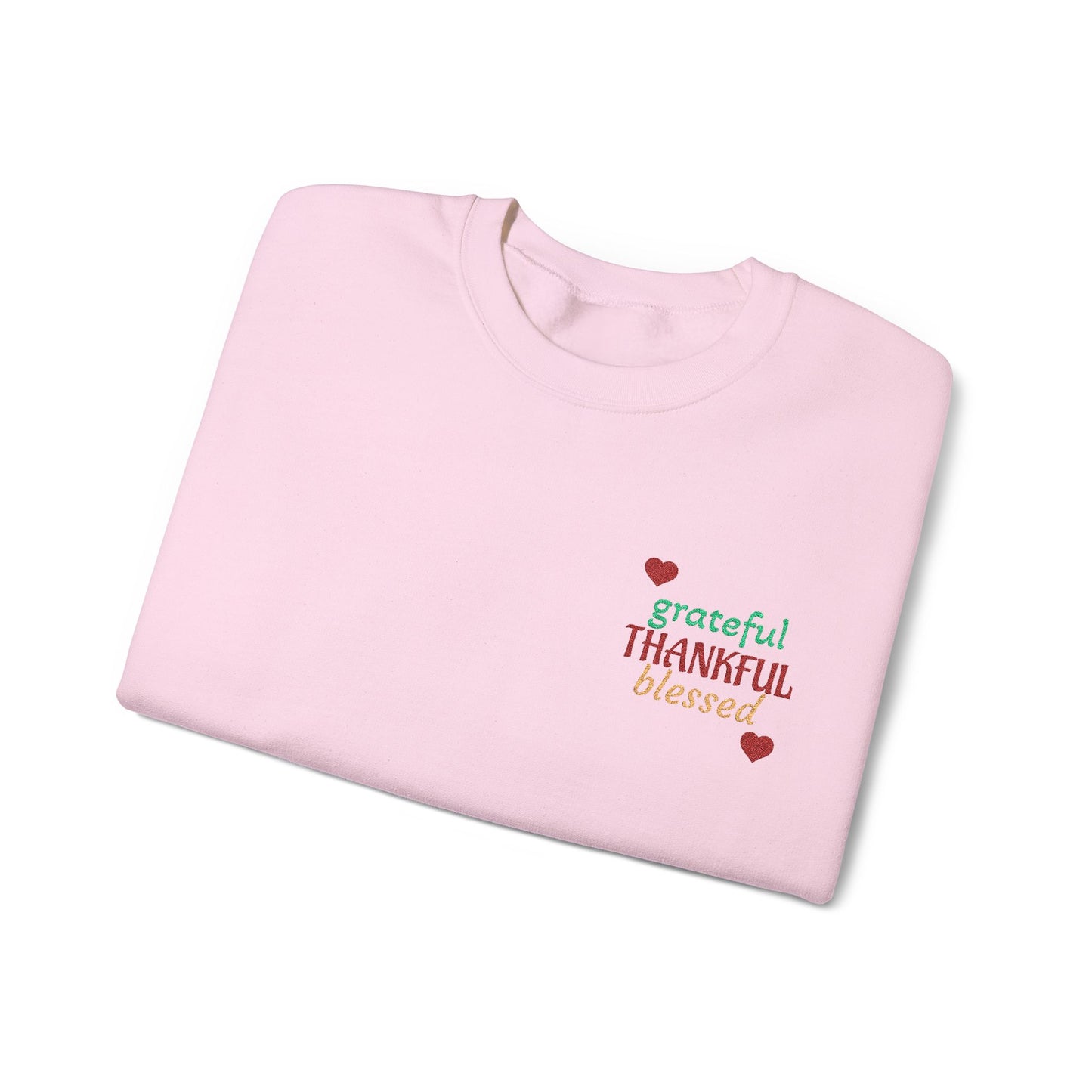 Harvest Haze 2 | Grateful, THANKFUL, Blessed Fall Crewneck Sweatshirt light colors)