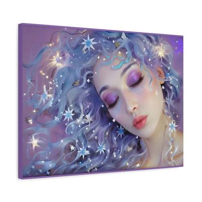 Winter Fantasy2 | Celestial Maiden Serenity, Matte Canvas Print