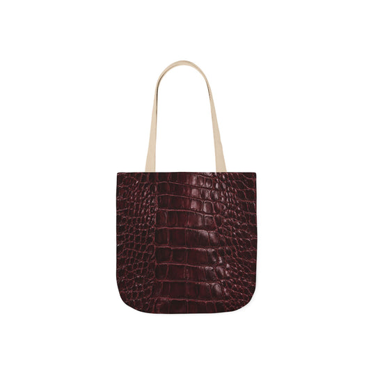 Alligator | Alligator Skin Print Canvas Tote Bag (3 sizes)