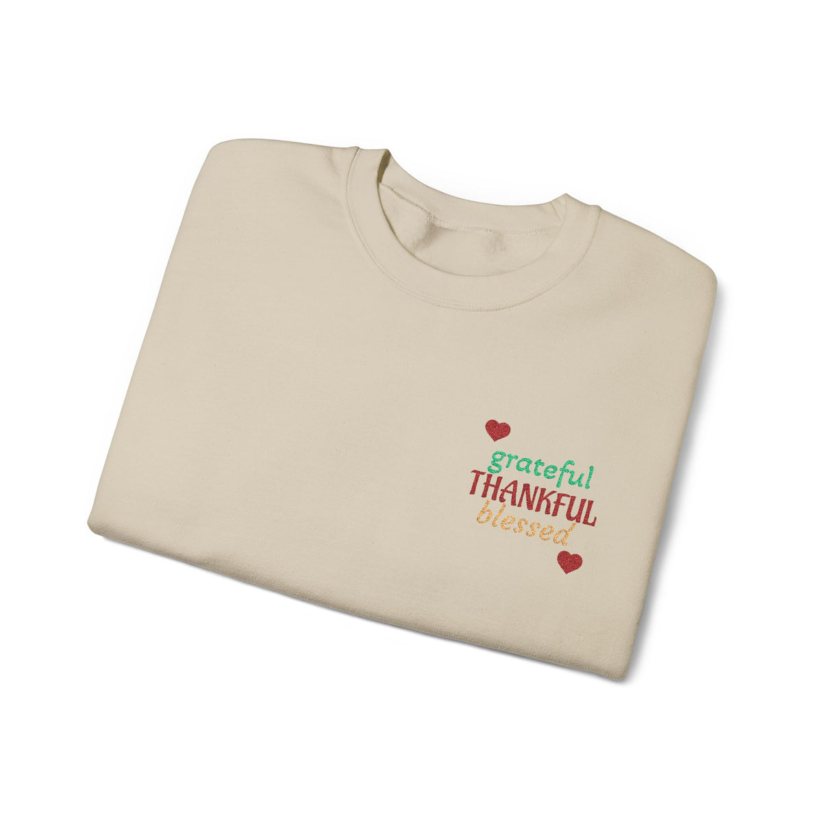 Harvest Haze 2 | Grateful, THANKFUL, Blessed Fall Crewneck Sweatshirt light colors)