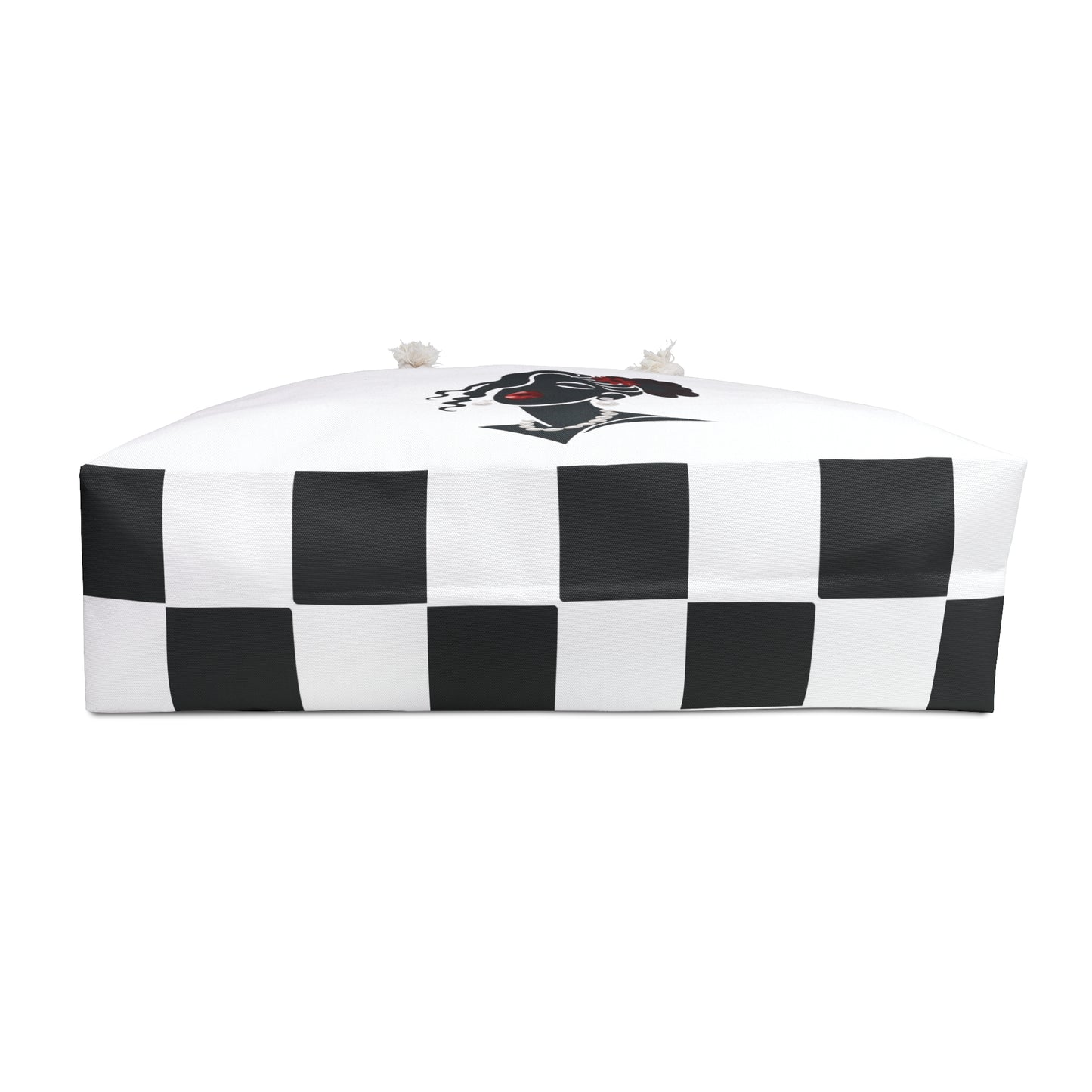 Pearls & Curls5 | White - Two-Sided Weekender Bag