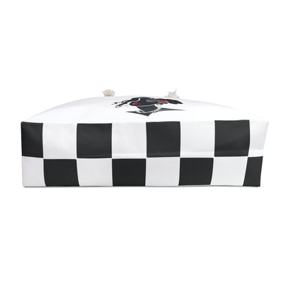Pearls & Curls5 | White - Two-Sided Weekender Bag