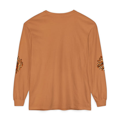 Tiger | Tiger Stripe Patch Long Sleeve T-Shirt (multiple colors)