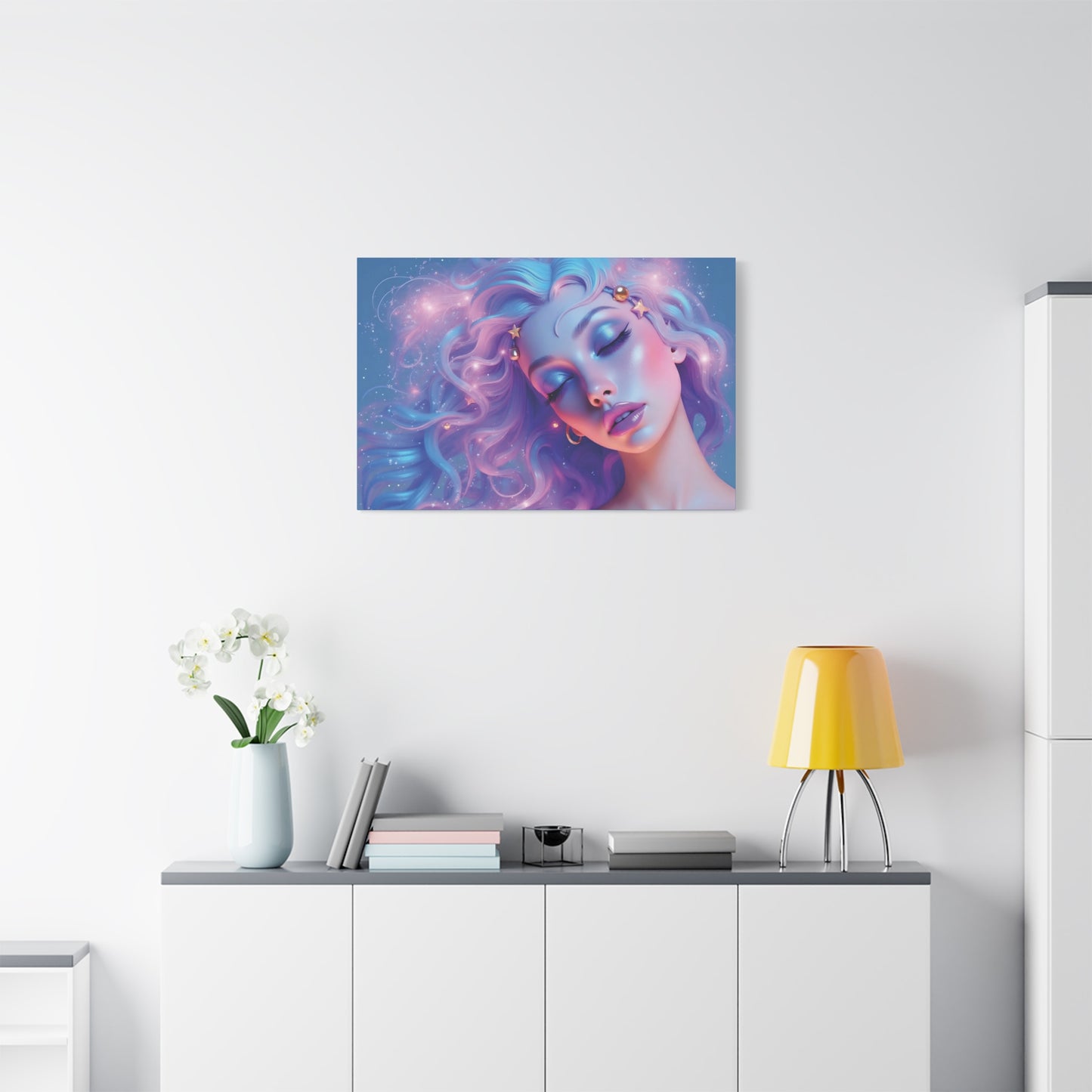 Winter Fantasy1 | Dreamy Cosmic Muse Matte Canvas Print
