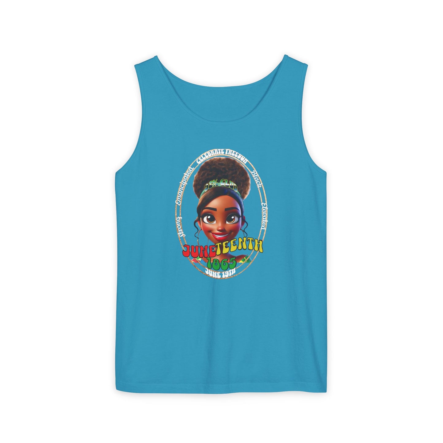 Juneteenth | Graphic Celebratory Tank Top (front and back design)
