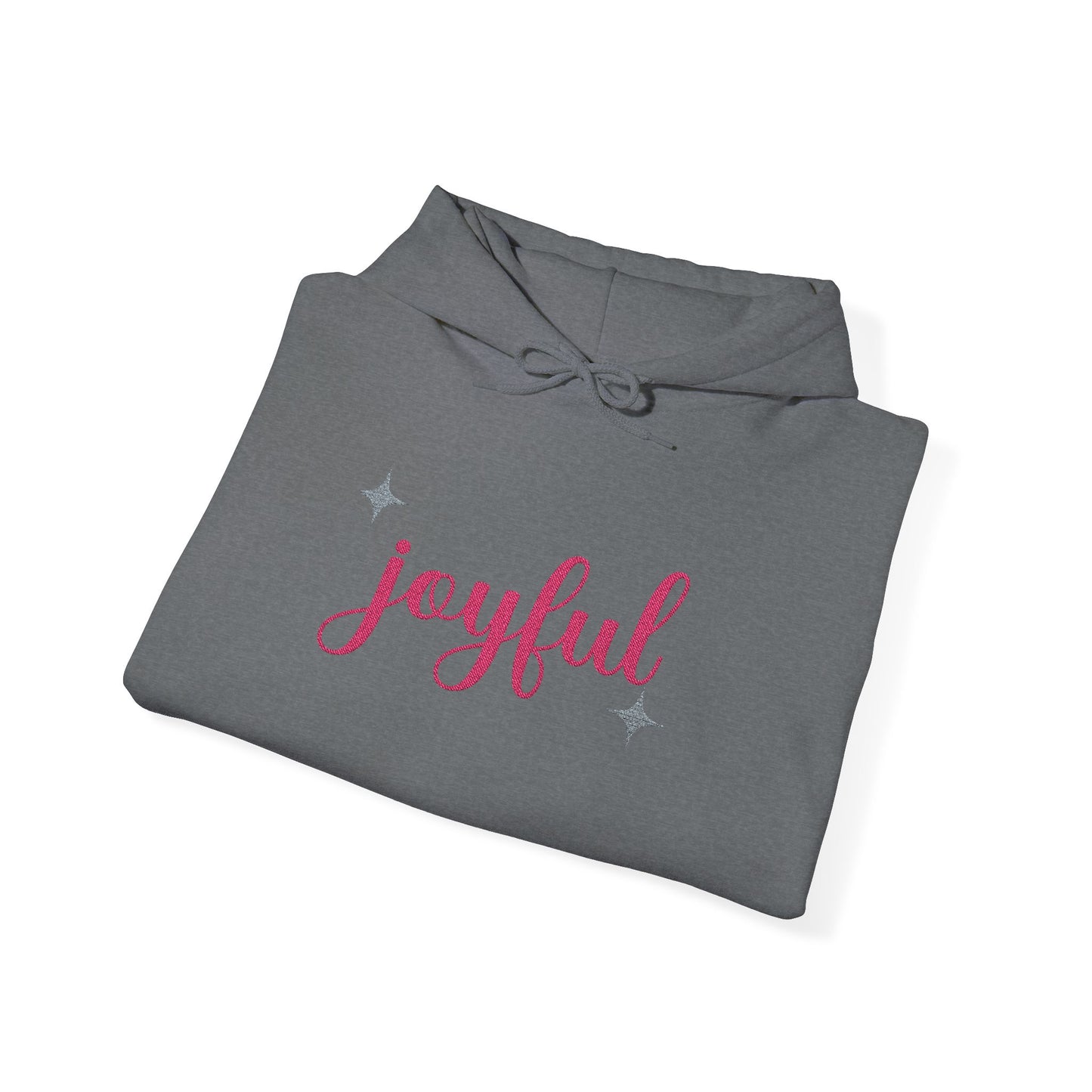 The Joyful Edit1 | Joyful Pink Embroidered Hoodie, PINK Palette (multiple colors)