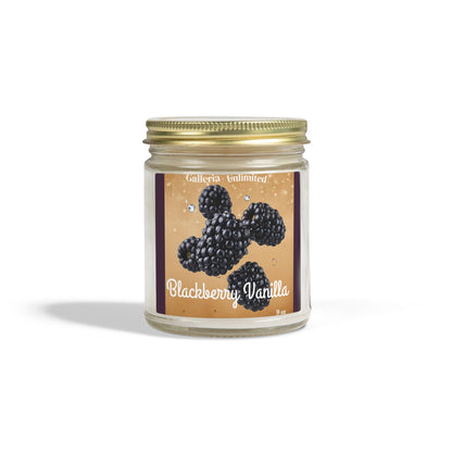 The Cozy Edit6 | Blackberry Vanilla Scented Candle (9oz) — Natural Soy Wax Jar