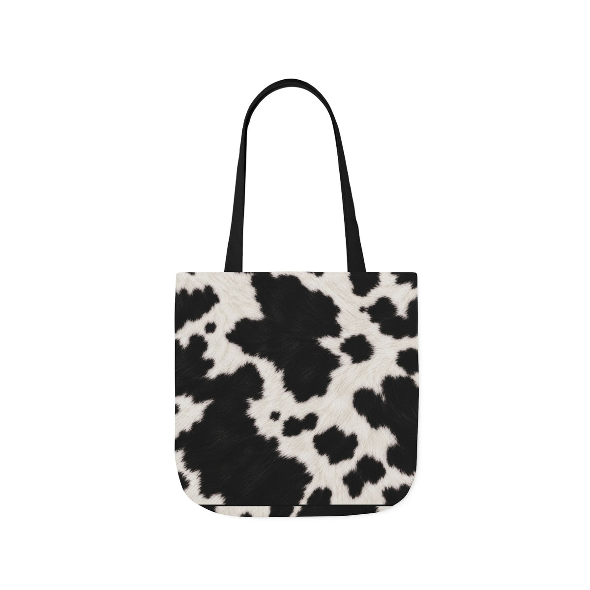 Cow | Black & White Cowhide Canvas Tote Bag (3 sizes)