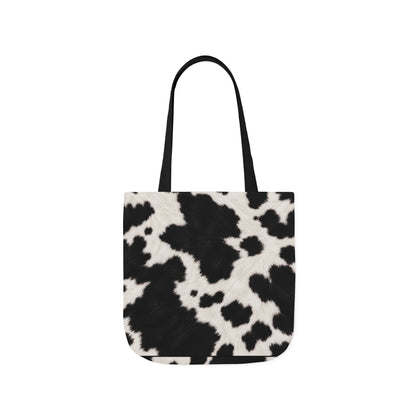 Cow | Black & White Cowhide Canvas Tote Bag (3 sizes)
