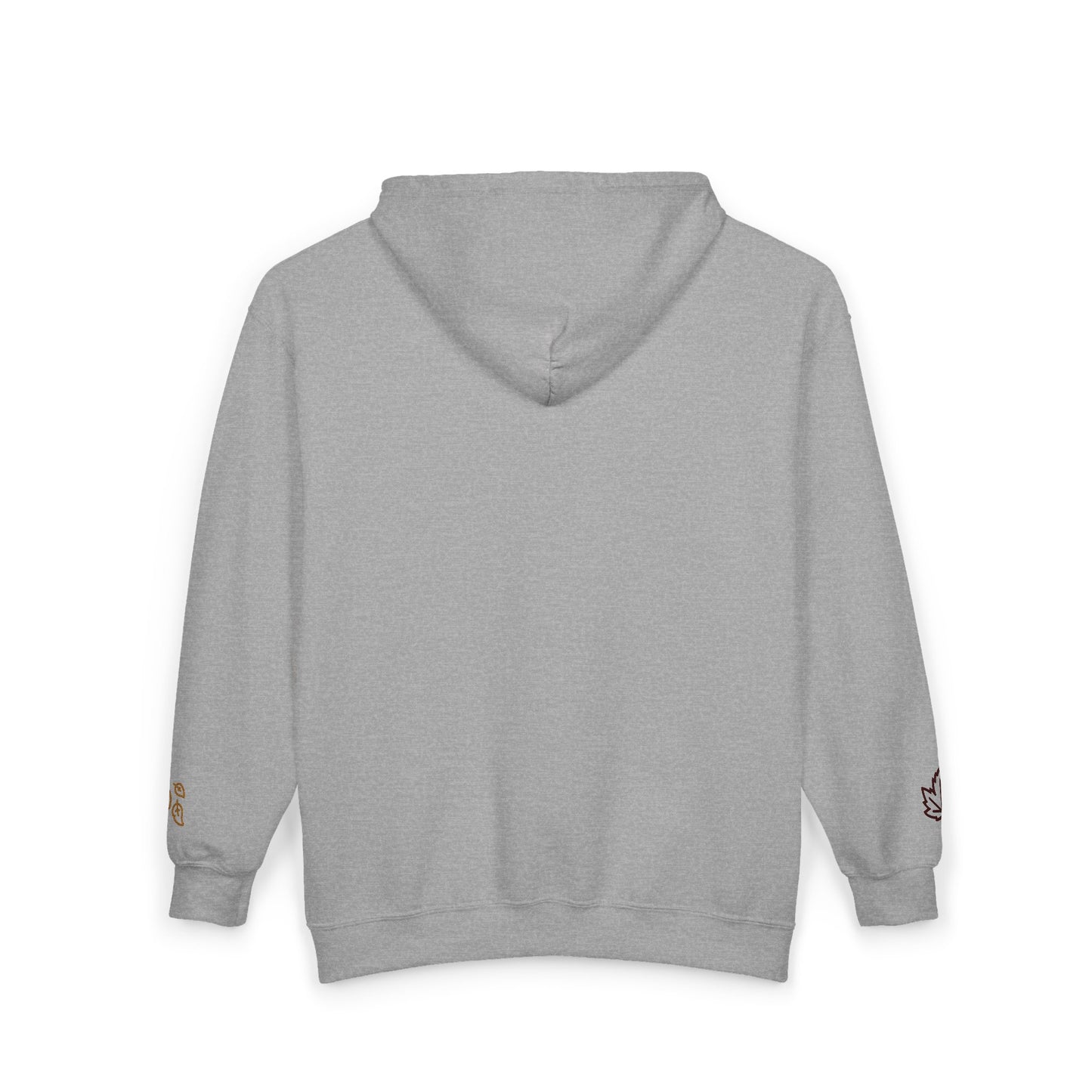 Harvest Haze | 'Cozy Season' Zip Hoodie — Autumn Coffee & Leaves Full-Zip Sweatshirt