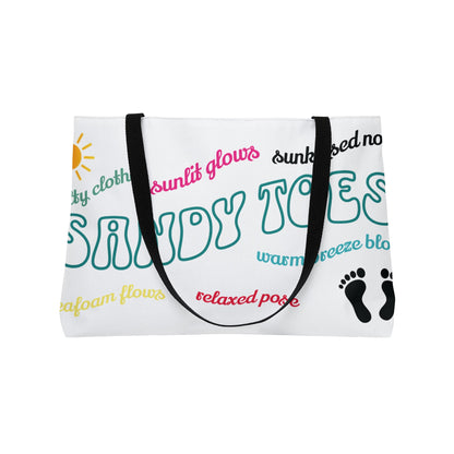 Sandy Toes | Coconut Two-Sided Sunset Palm Weekender Tote Bag