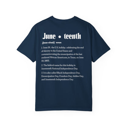 Juneteenth | Celebration Tee (front and back design)