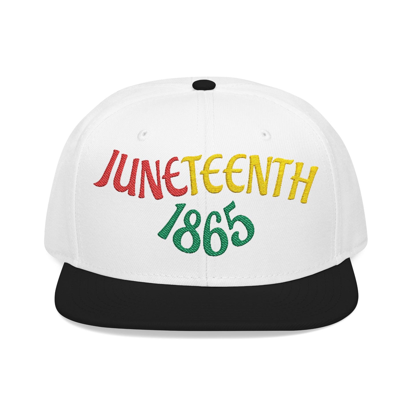 Juneteenth | Embroidered Snapback Hat (black or white)