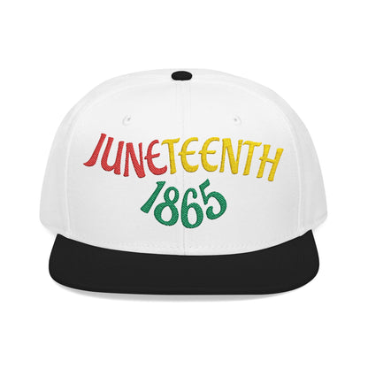 Juneteenth | Embroidered Snapback Hat (black or white)