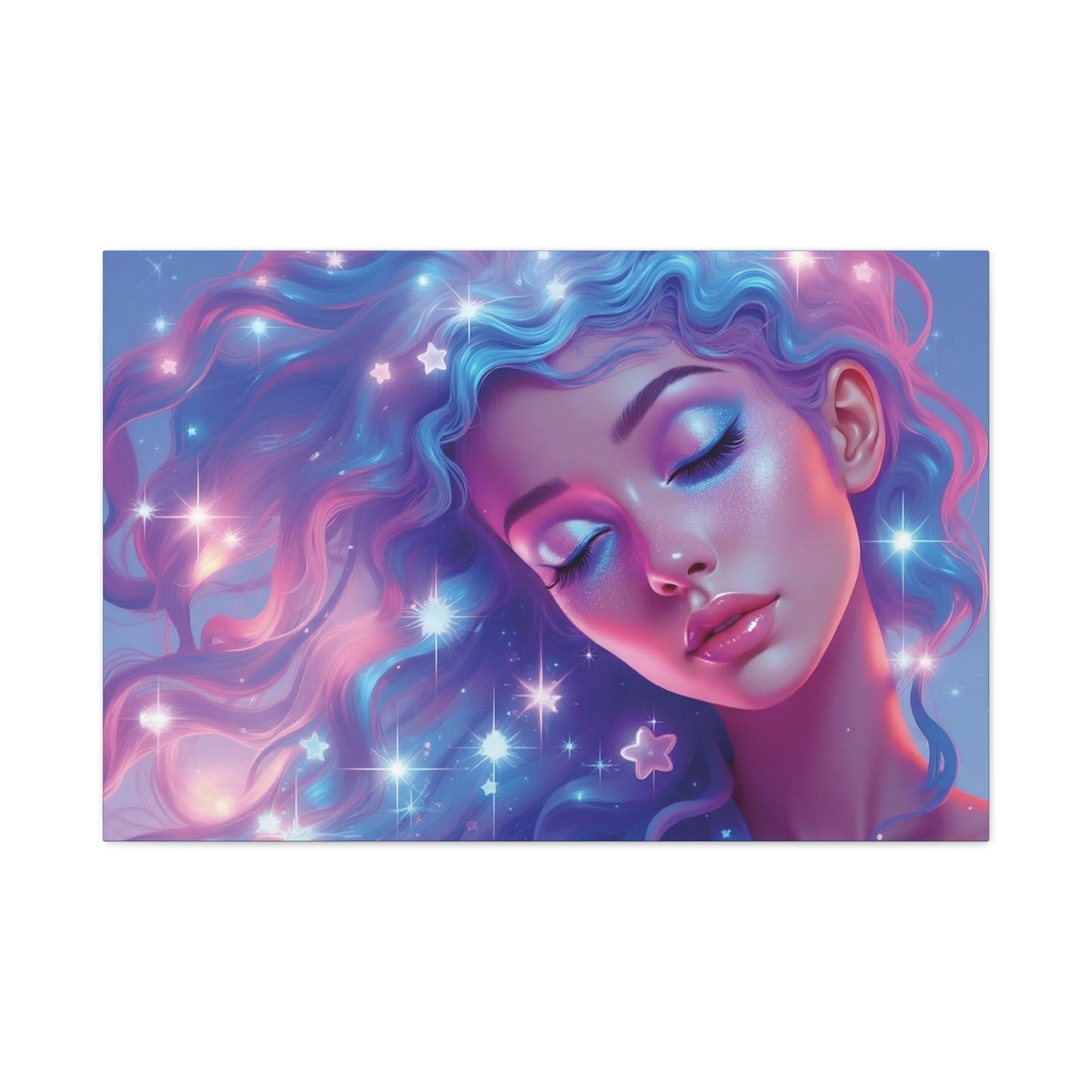 Winter Fantasy1 | Dreamy Starry Muse Matte Canvas