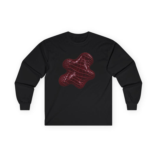 Alligator | Alligator Skin Abstract Long Sleeve Tee, multiple colors