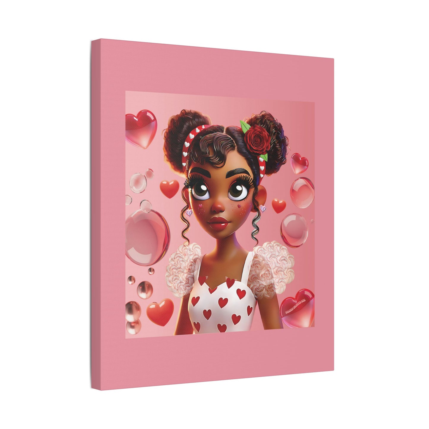 Heartbreaker Girl | Bubblegum - Canvas Print, satin (multiples sizes)