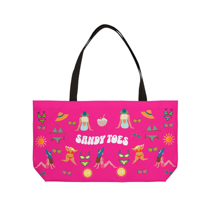Sandy Toes | Passion Fruit Two-Sided Weekender Tote Bag