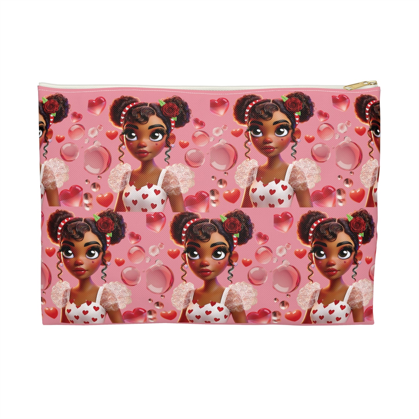 Heartbreaker Girl | Bubblegum - Zipper Accessory Pouch (small/large)