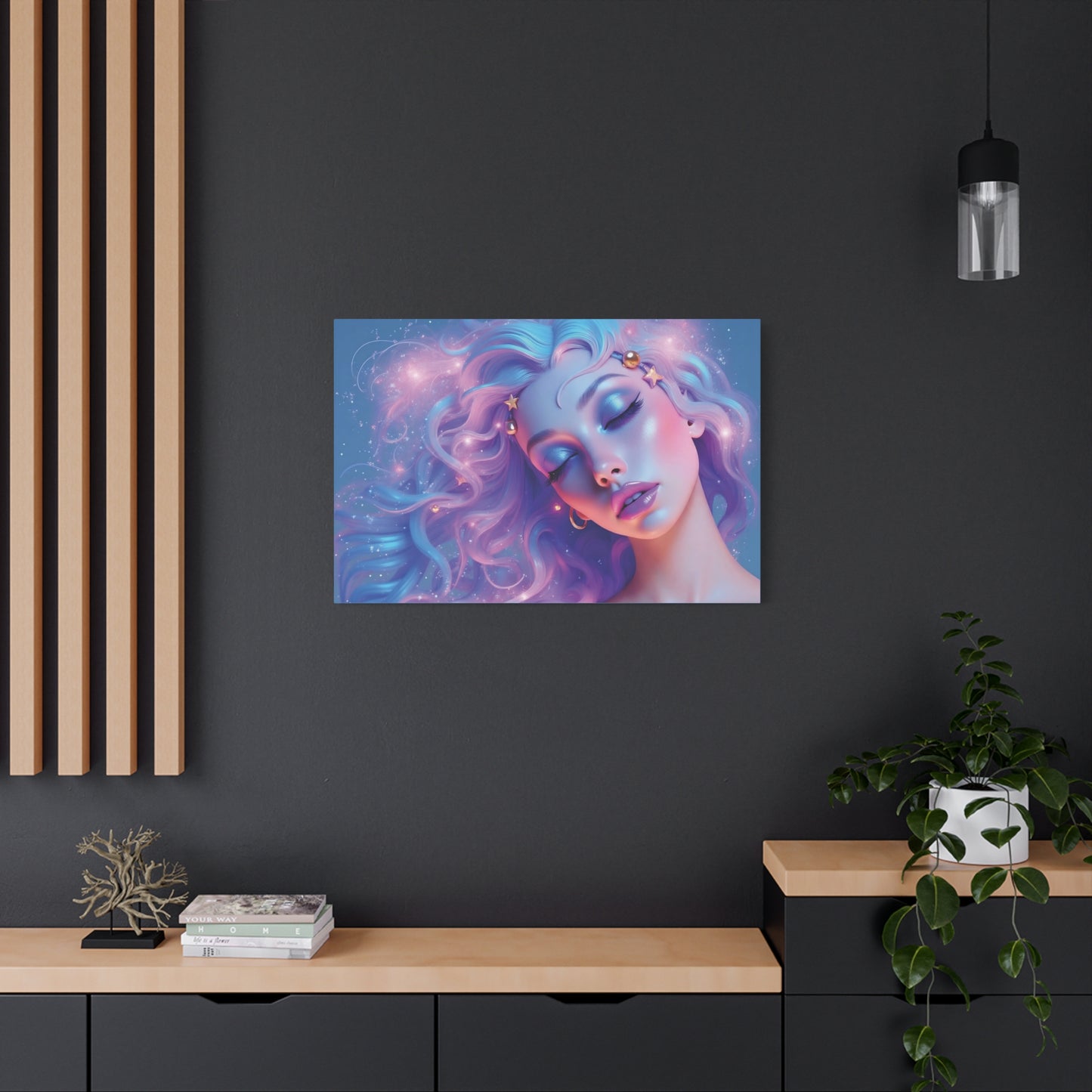 Winter Fantasy1 | Dreamy Cosmic Muse Matte Canvas Print
