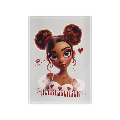 Heartbreaker 3 | Ice Gray Acrylic Image Block