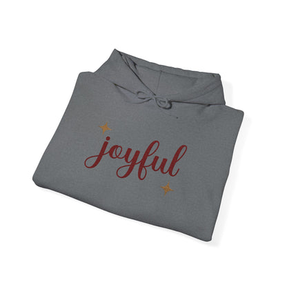 The Joyful Edit1 | Joyful Maroon Embroidered Hoodie (multiple colors)