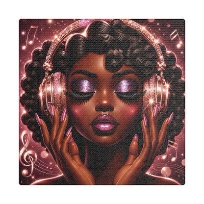 Soul in Stereo | The Sound, Satin Stretched Canvas