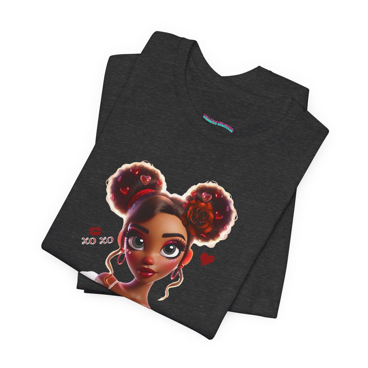 Heartbreaker 3 | Graphic Tee - Cute Afro Puff Girl