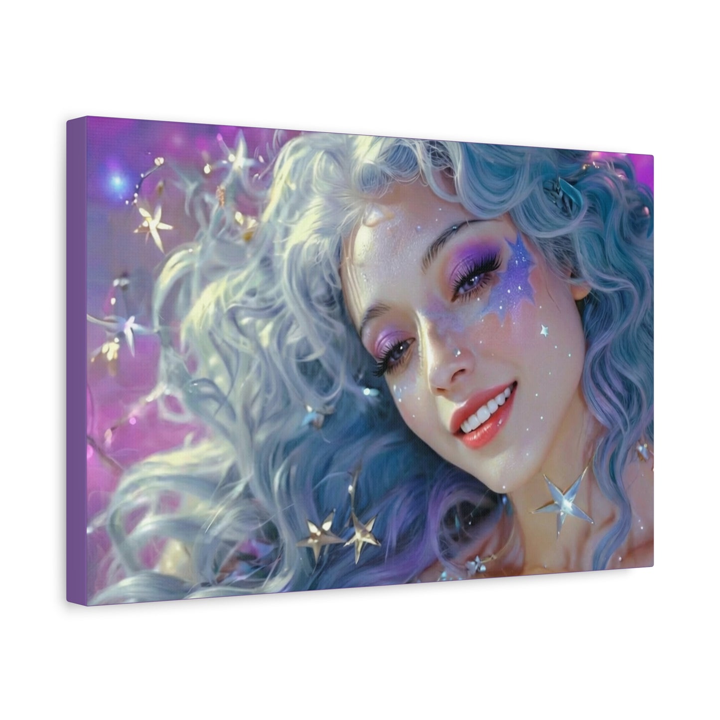 Winter Fantasy2 | Celestial Maiden Starlight, Matte Canvas Print