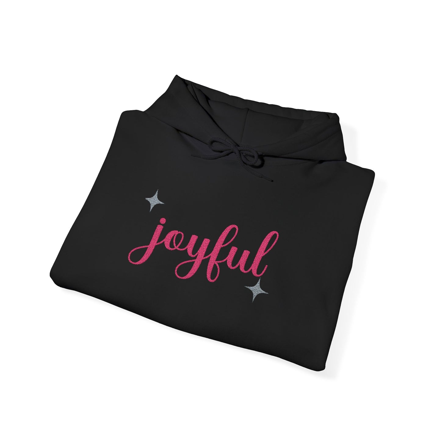 The Joyful Edit1 | Joyful Pink Embroidered Hoodie, PINK Palette (multiple colors)