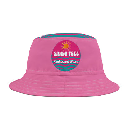 Sandy Toes | Bucket Hat - Bubblegum