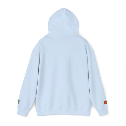 Autumn Harvest 3 | 'Grateful' Light Green Embroidered Fall Hoodie (multiple colors)