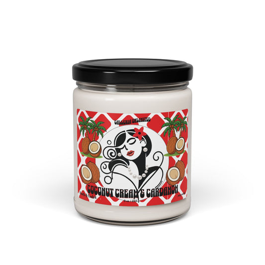 Pearls & Curls4 | Coconut Cream & Cardamom - Soy Candle (9oz)