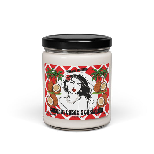 Pearls & Curls3 | Coconut Cream & Cardamom - Soy Candle (9oz)