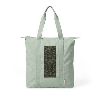Snake | Snakeskin Olive Print Canvas Carry-All Tote (multiple colors)