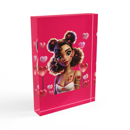 Heartbreaker 2 | Watermelon Acrylic Image Block