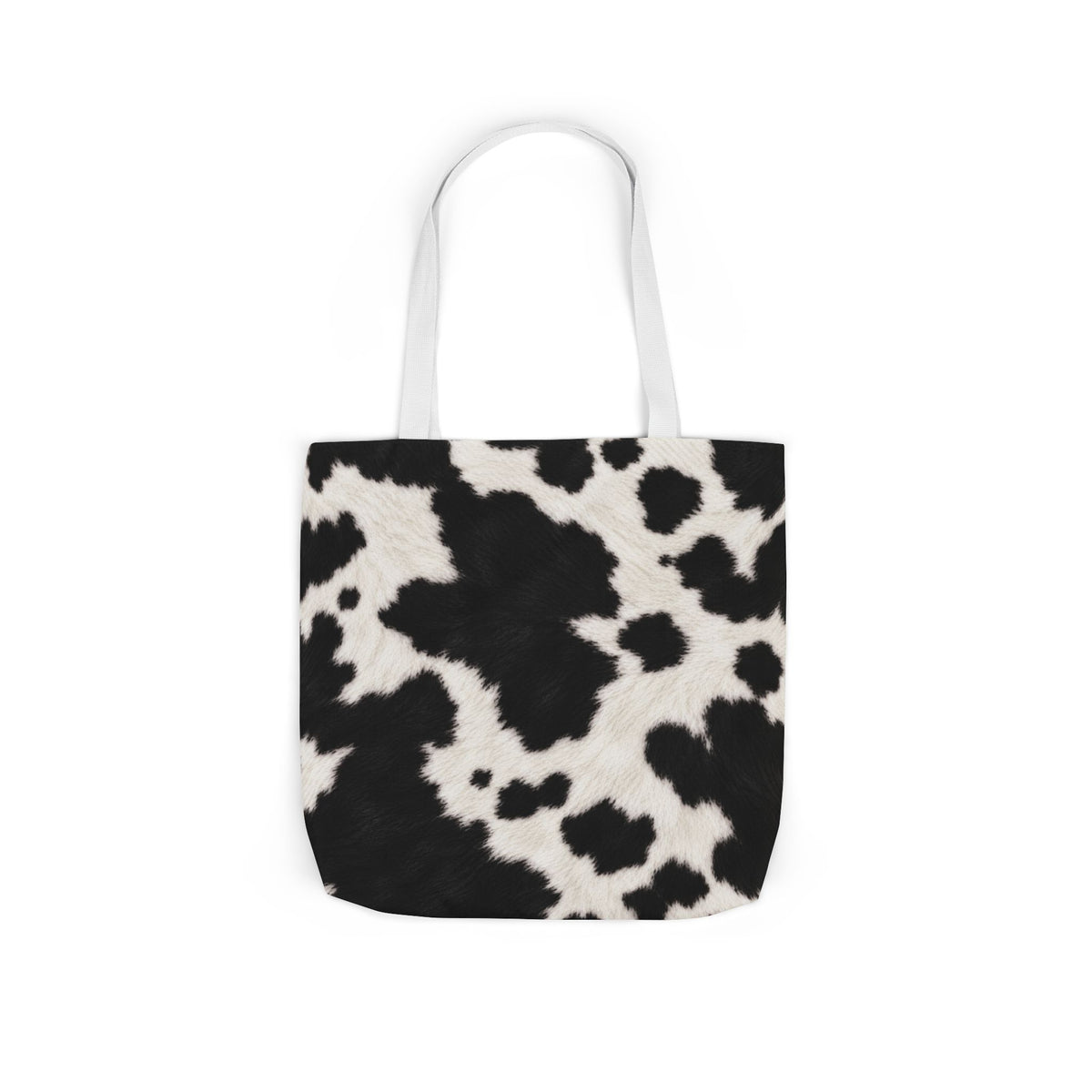 Cow | Black & White Cowhide Canvas Tote Bag (3 sizes)