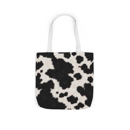 Cow | Black & White Cowhide Canvas Tote Bag (3 sizes)
