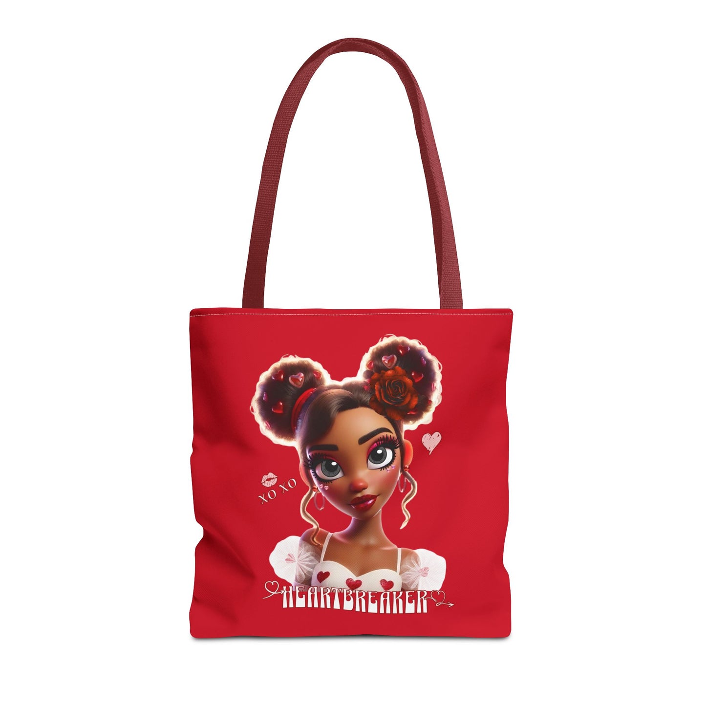 Heartbreaker 3 | Cherry - Tote Bag, two-tone (multiple sizes/handle colors)