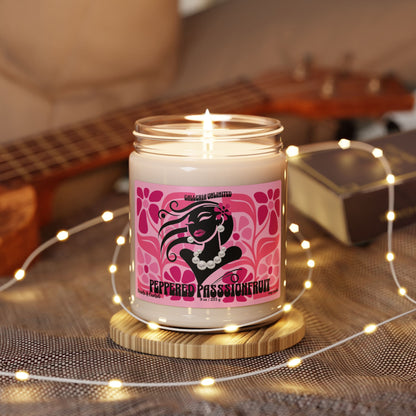 Pearls & Curls6 | Peppered Passionfruit- Soy Candle (9oz)